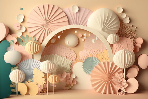 Pastel Paper Decor