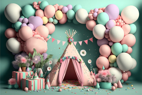 Pastel Tent