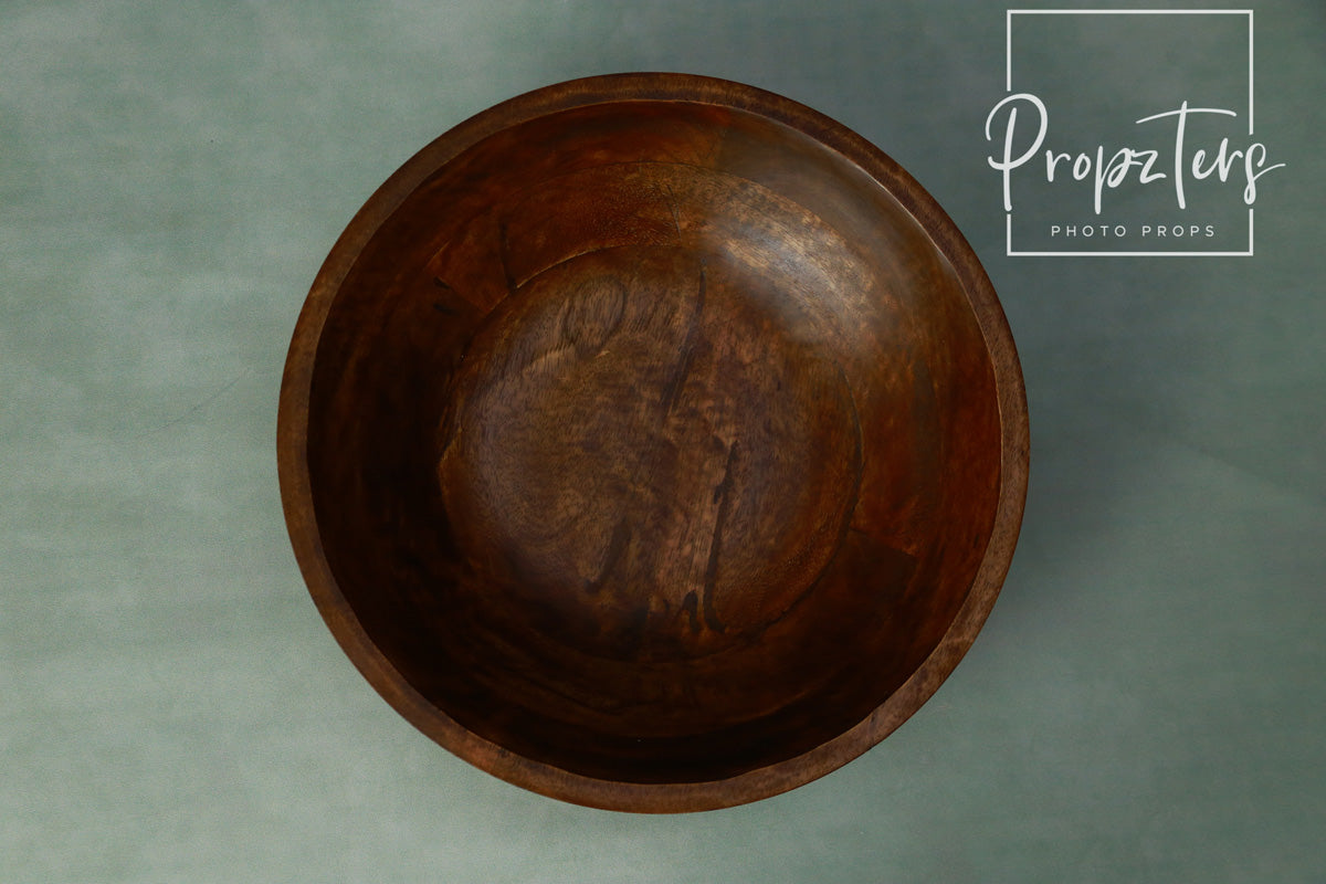 Wooden Round Bowl